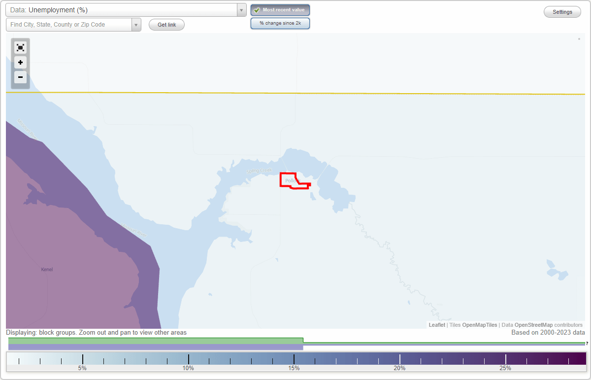 Work and Jobs in Pollock, South Dakota (SD) Detailed Stats Occupations