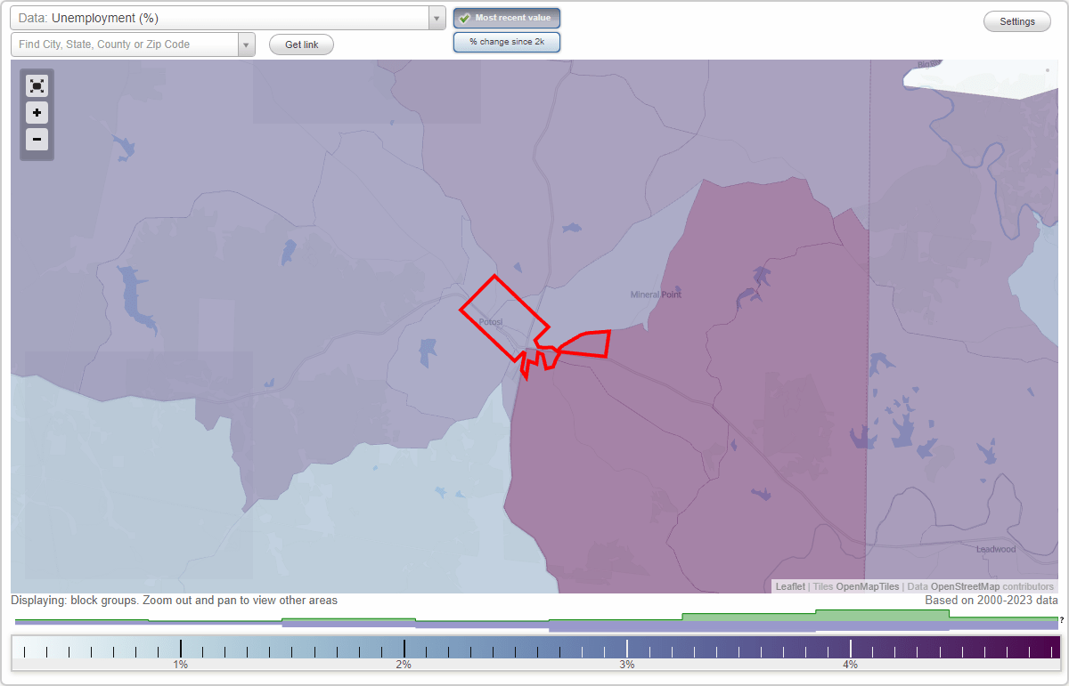 Work and Jobs in Potosi, Missouri (MO) Detailed Stats Occupations