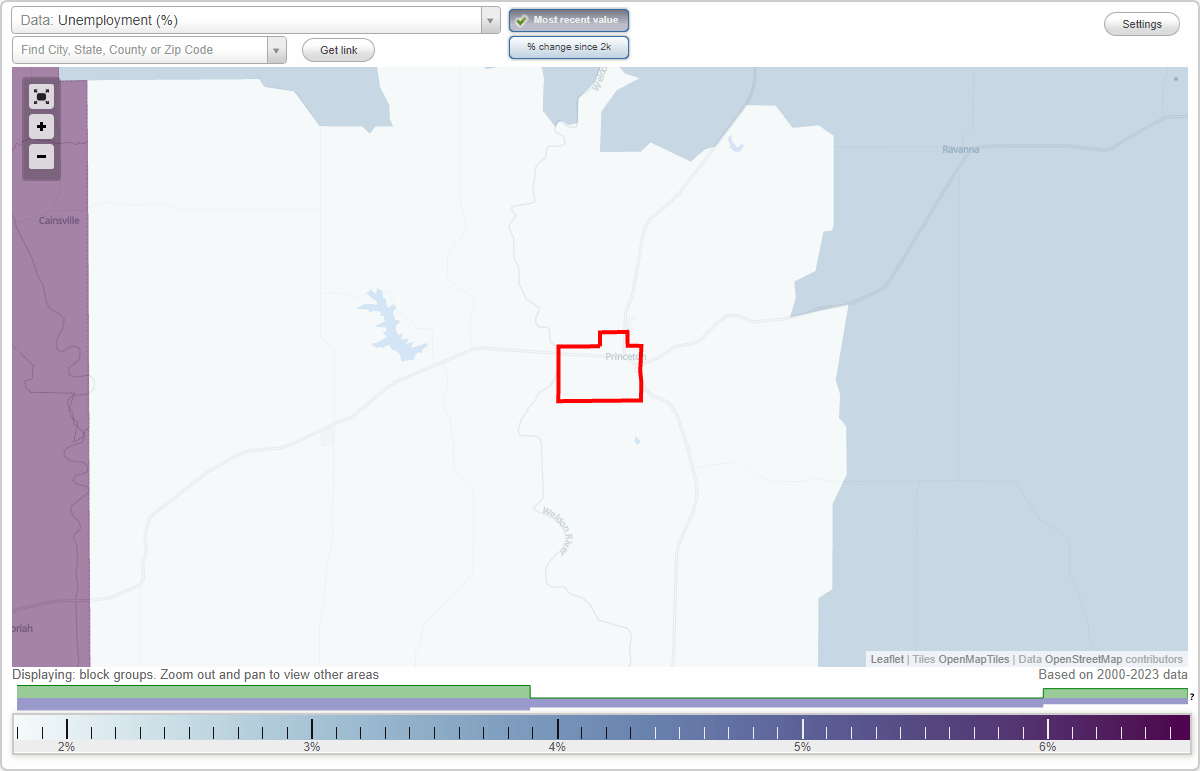 Work and Jobs in Princeton, Missouri (MO) Detailed Stats Occupations