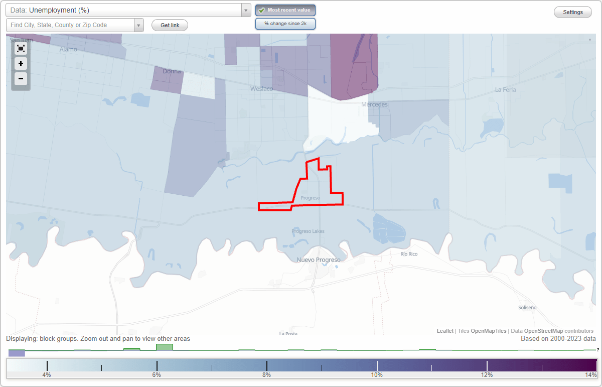 Work and Jobs in Progreso, Texas (TX) Detailed Stats Occupations, Industries, Unemployment