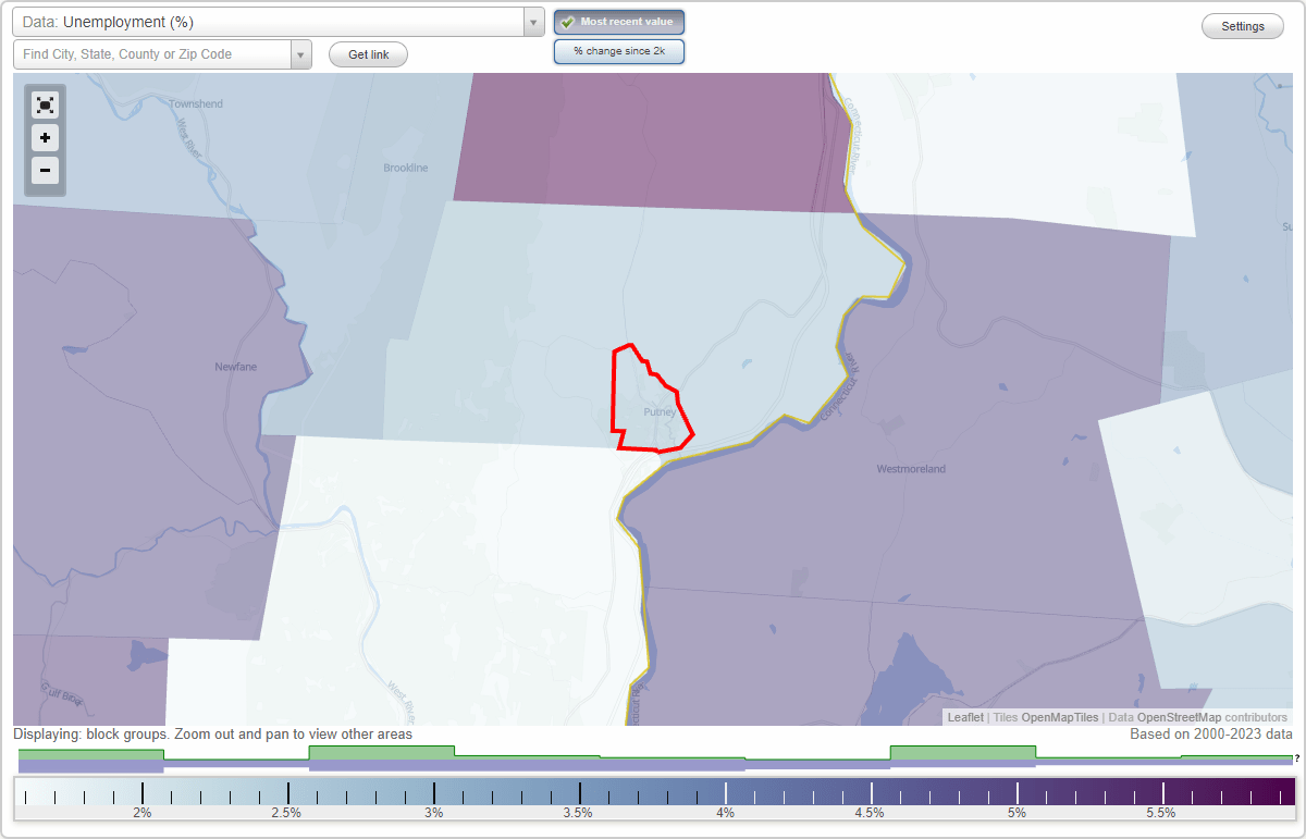 Work and Jobs in Putney, Vermont (VT) Detailed Stats Occupations, Industries, Unemployment