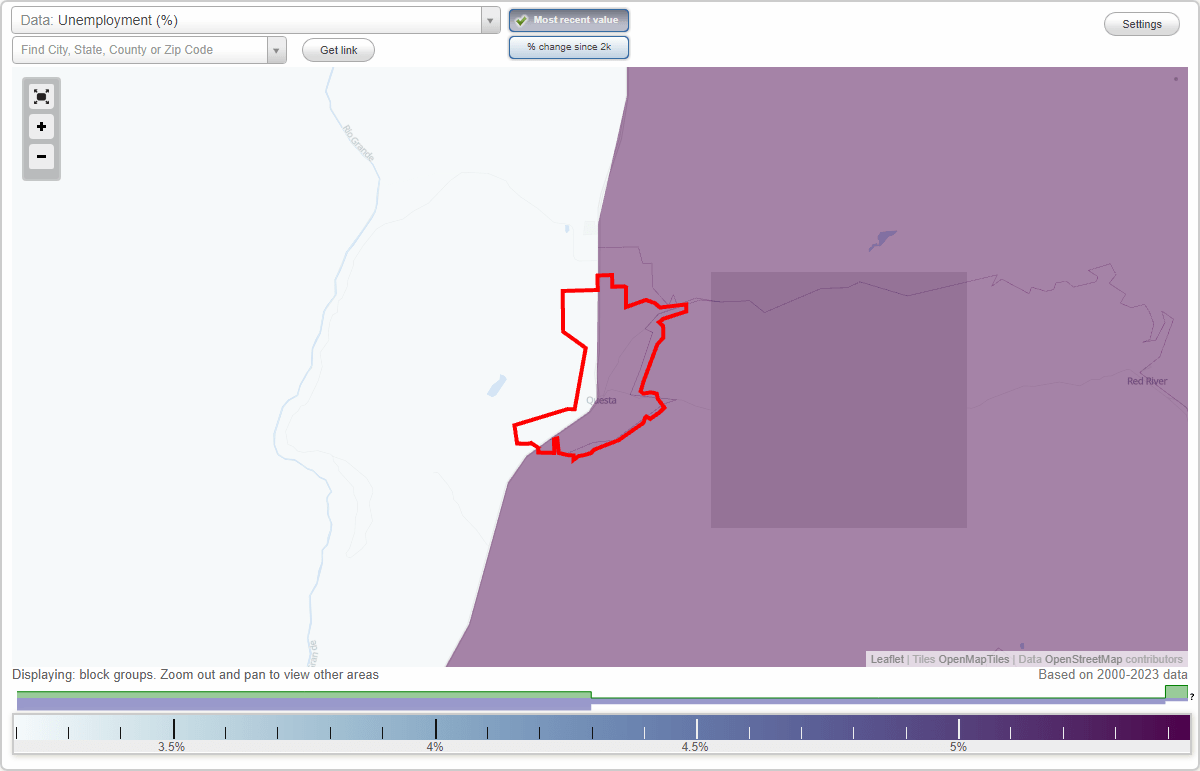 Work and Jobs in Questa, New Mexico (NM) Detailed Stats Occupations