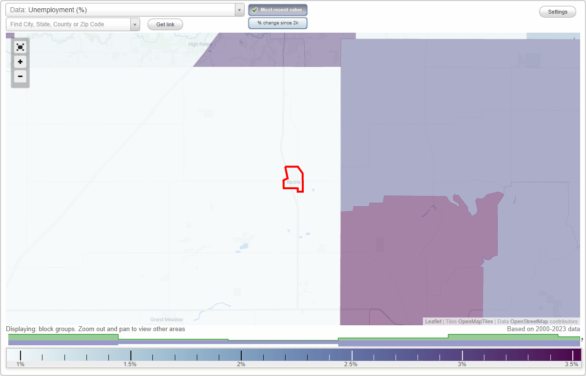 Work and Jobs in Racine, Minnesota (MN) Detailed Stats Occupations