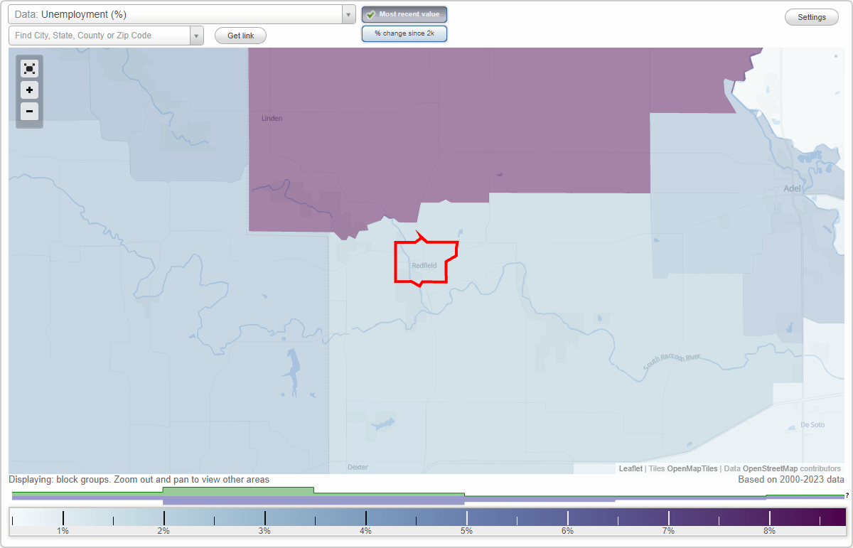 Work and Jobs in Redfield, Iowa (IA) Detailed Stats Occupations