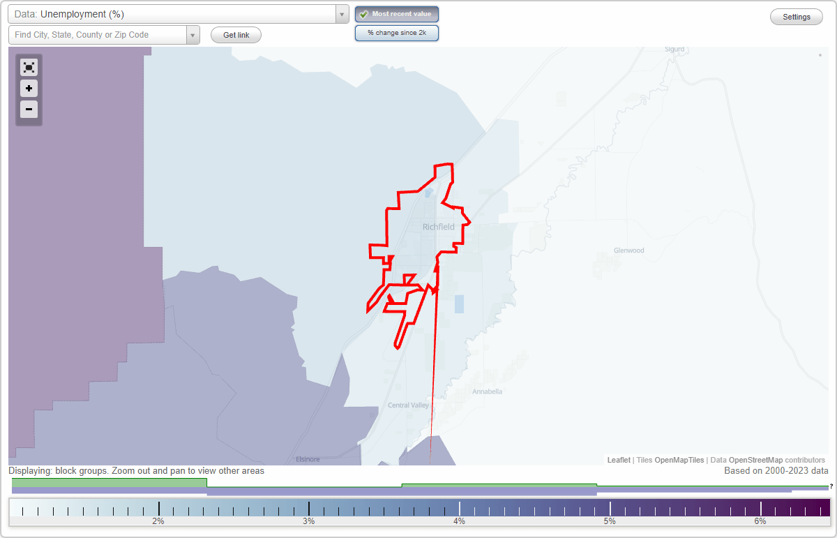 Work and Jobs in Richfield, Utah (UT) Detailed Stats Occupations