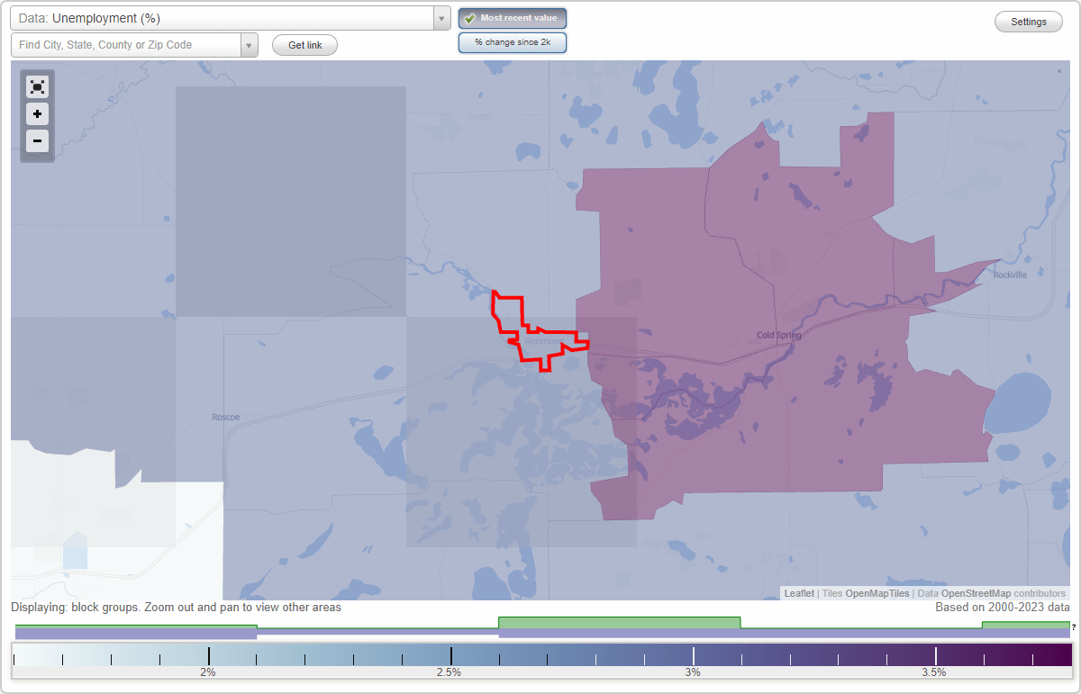Work and Jobs in Richmond, Minnesota (MN) Detailed Stats Occupations