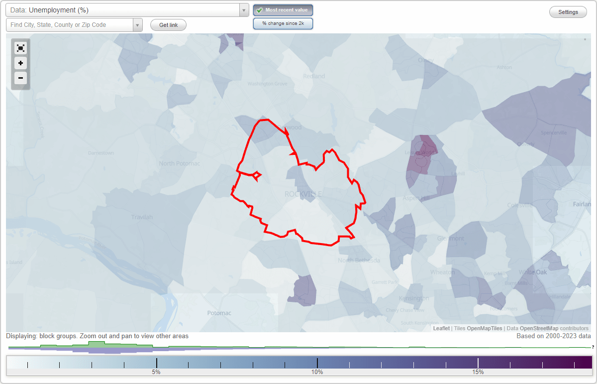 Work and Jobs in Rockville, Maryland (MD) Detailed Stats Occupations
