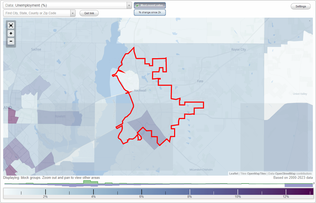 Work and Jobs in Rockwall, Texas (TX) Detailed Stats Occupations