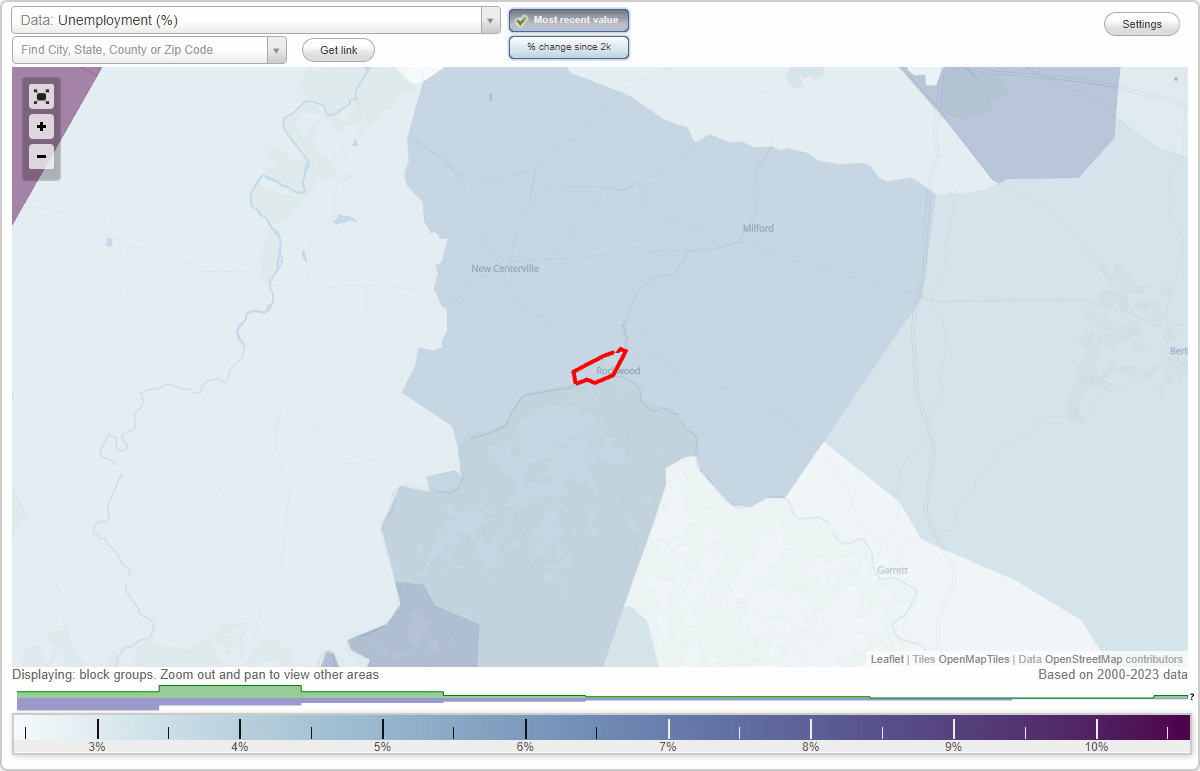 Work and Jobs in Rockwood, Pennsylvania (PA) Detailed Stats