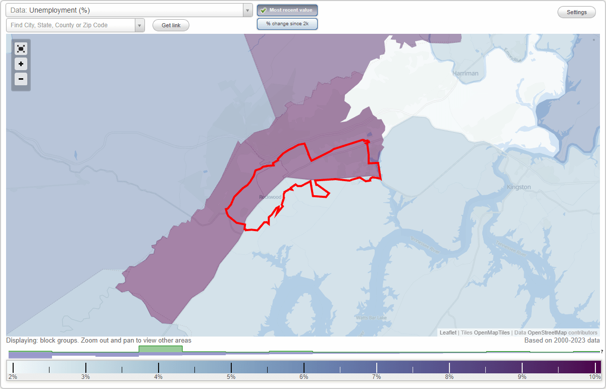 Work and Jobs in Rockwood, Tennessee (TN) Detailed Stats Occupations