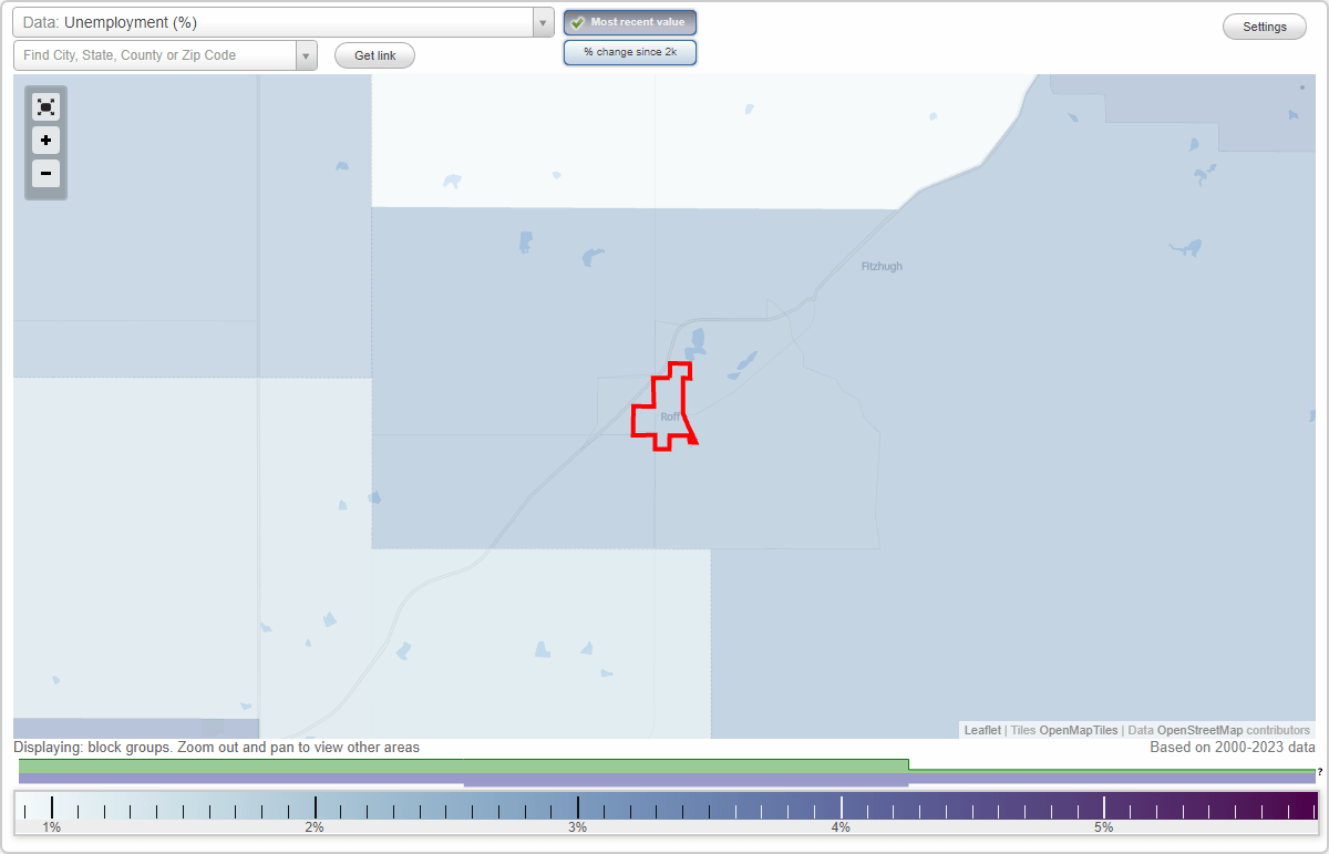 Work and Jobs in Roff, Oklahoma (OK) Detailed Stats Occupations