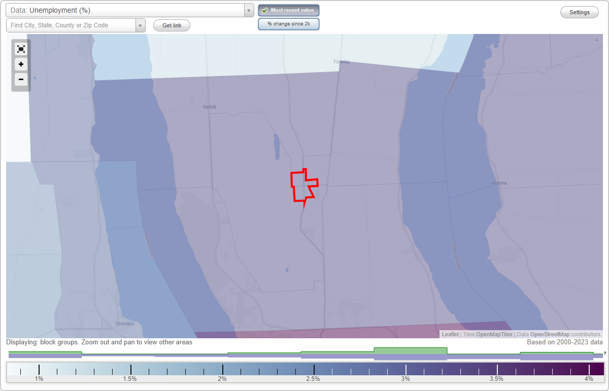 Work and Jobs in Romulus, New York (NY) Detailed Stats Occupations