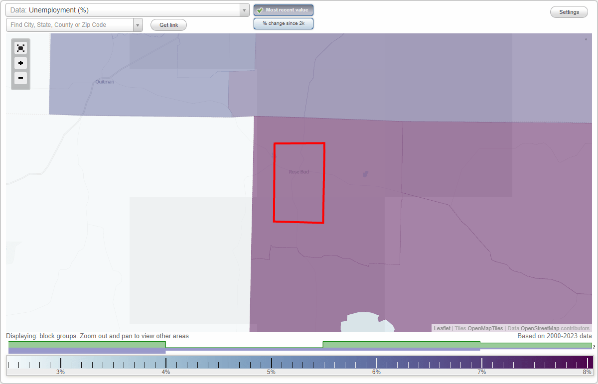 Work and Jobs in Rose Bud, Arkansas (AR) Detailed Stats Occupations