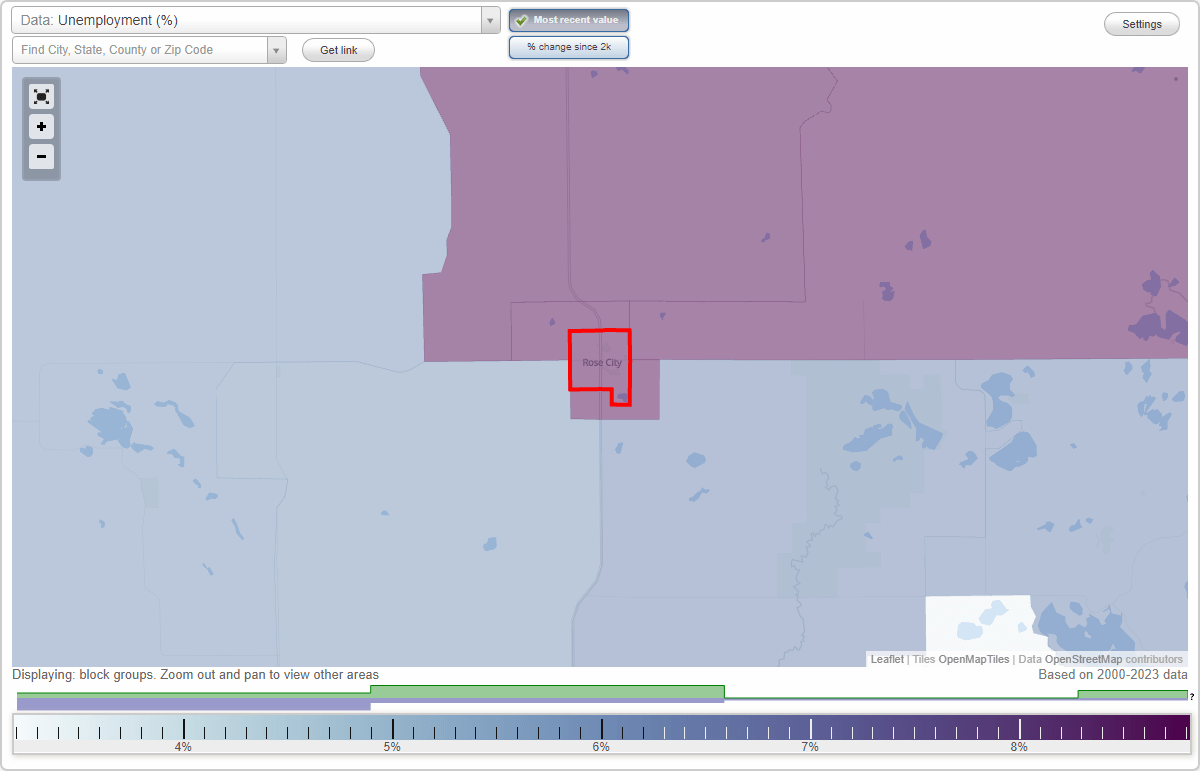 Work and Jobs in Rose City, Michigan (MI) Detailed Stats Occupations