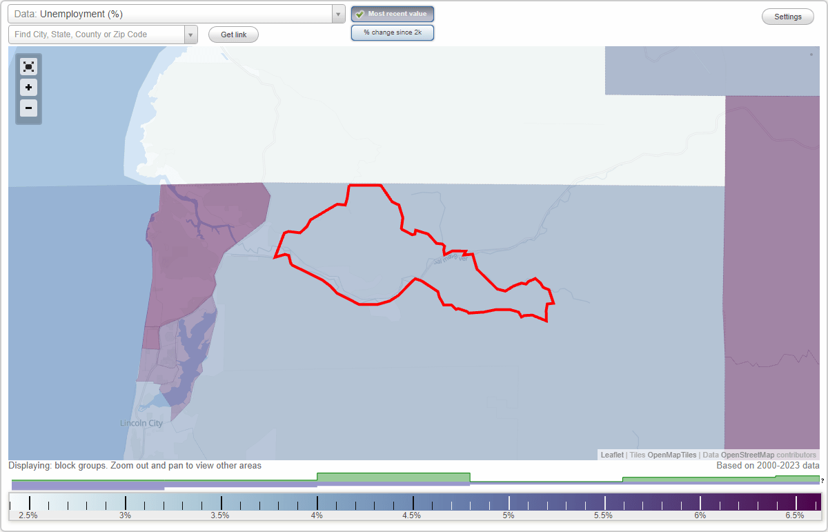 Work and Jobs in Rose Lodge, Oregon (OR) Detailed Stats Occupations