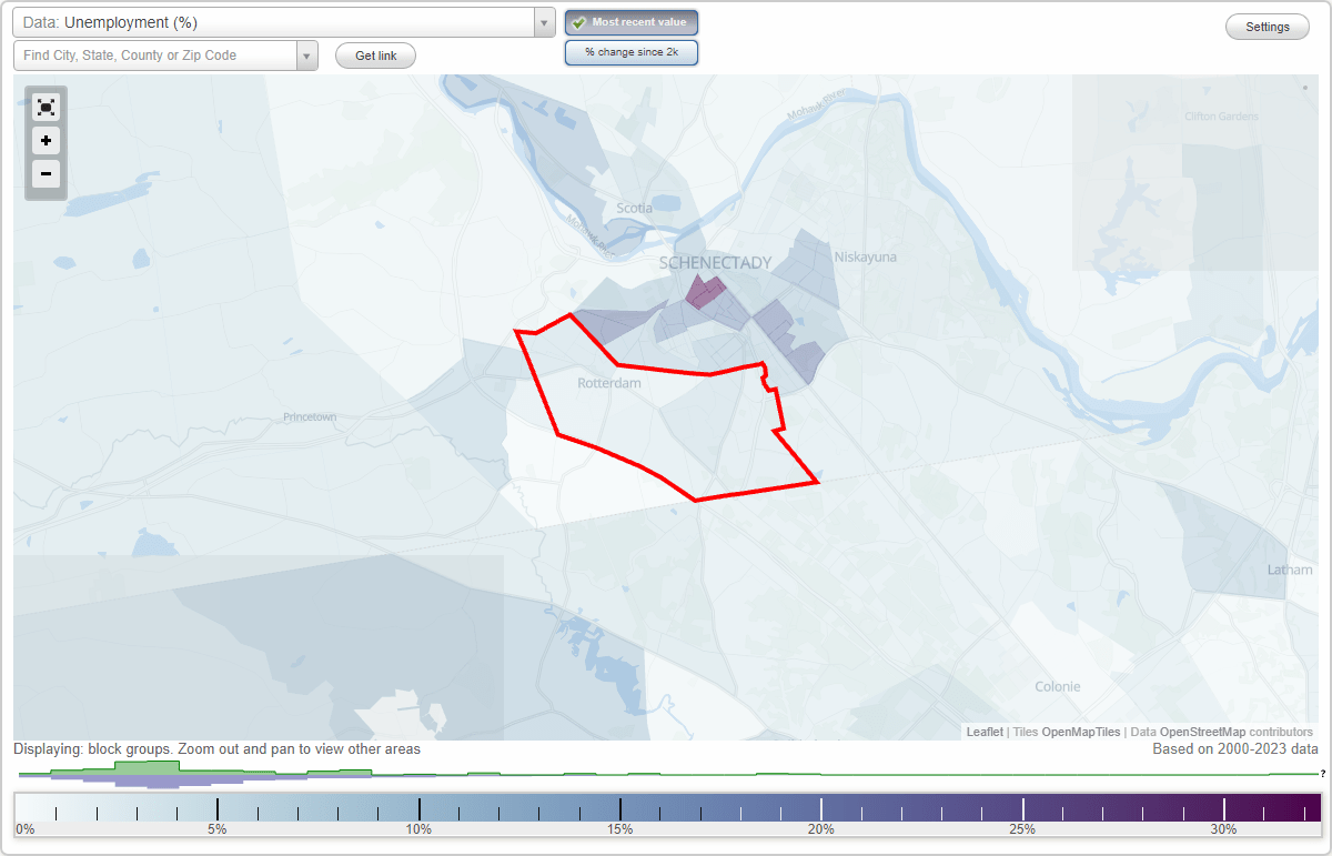 Work and Jobs in Rotterdam, New York (NY) Detailed Stats Occupations