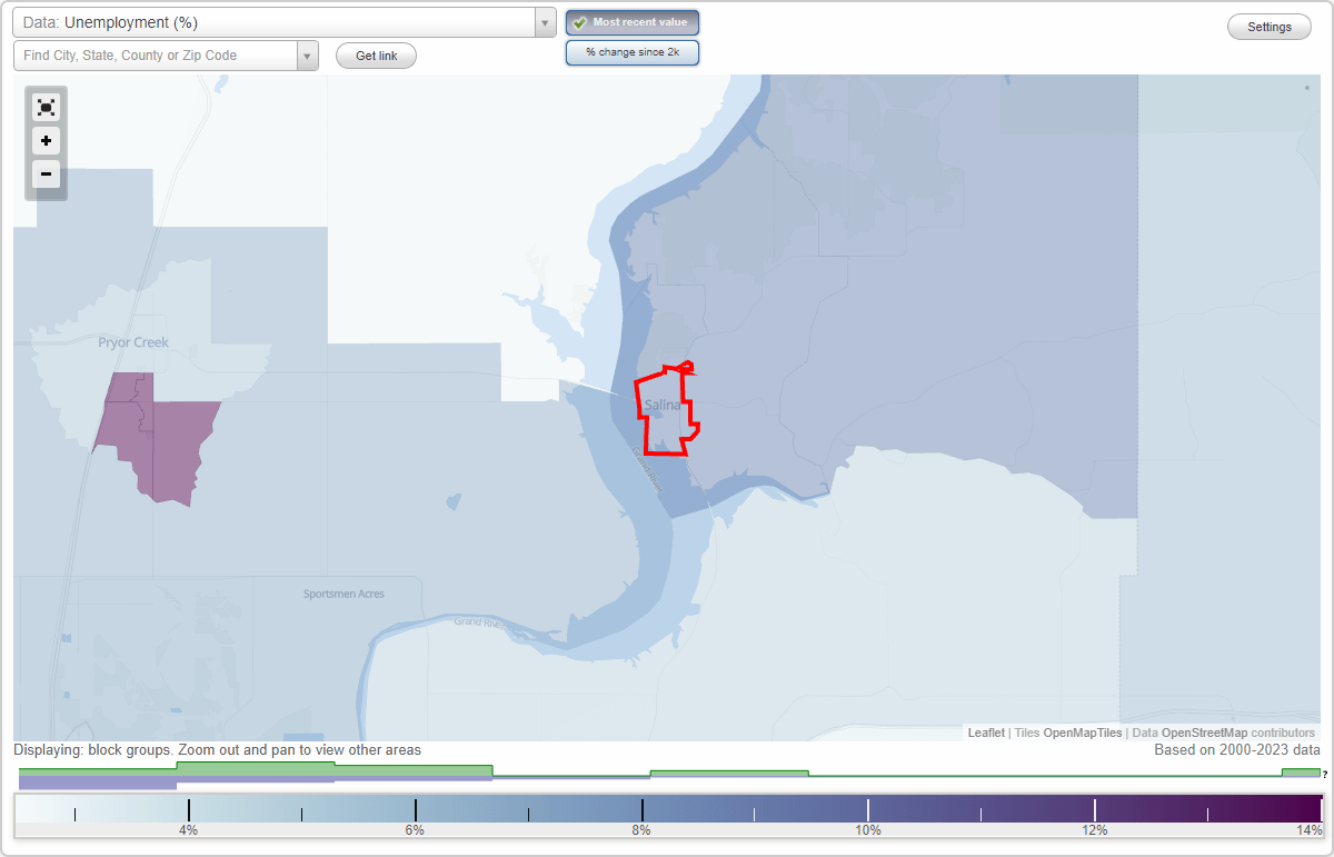 Work and Jobs in Salina, Oklahoma (OK) Detailed Stats Occupations