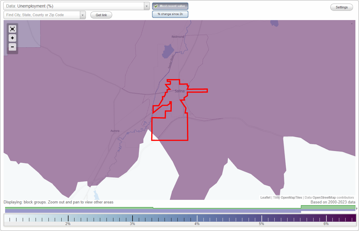 Work and Jobs in Salina, Utah (UT) Detailed Stats Occupations