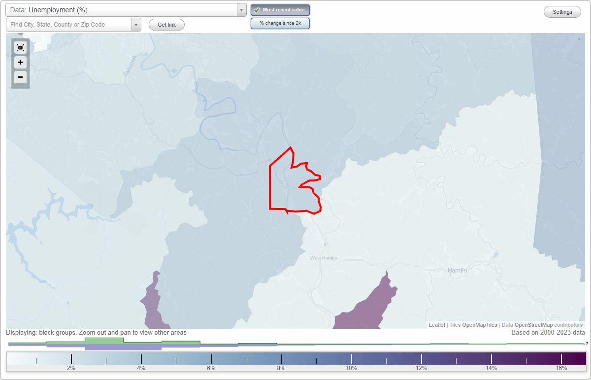 Work and Jobs in Salt Rock, West Virginia (WV) Detailed Stats