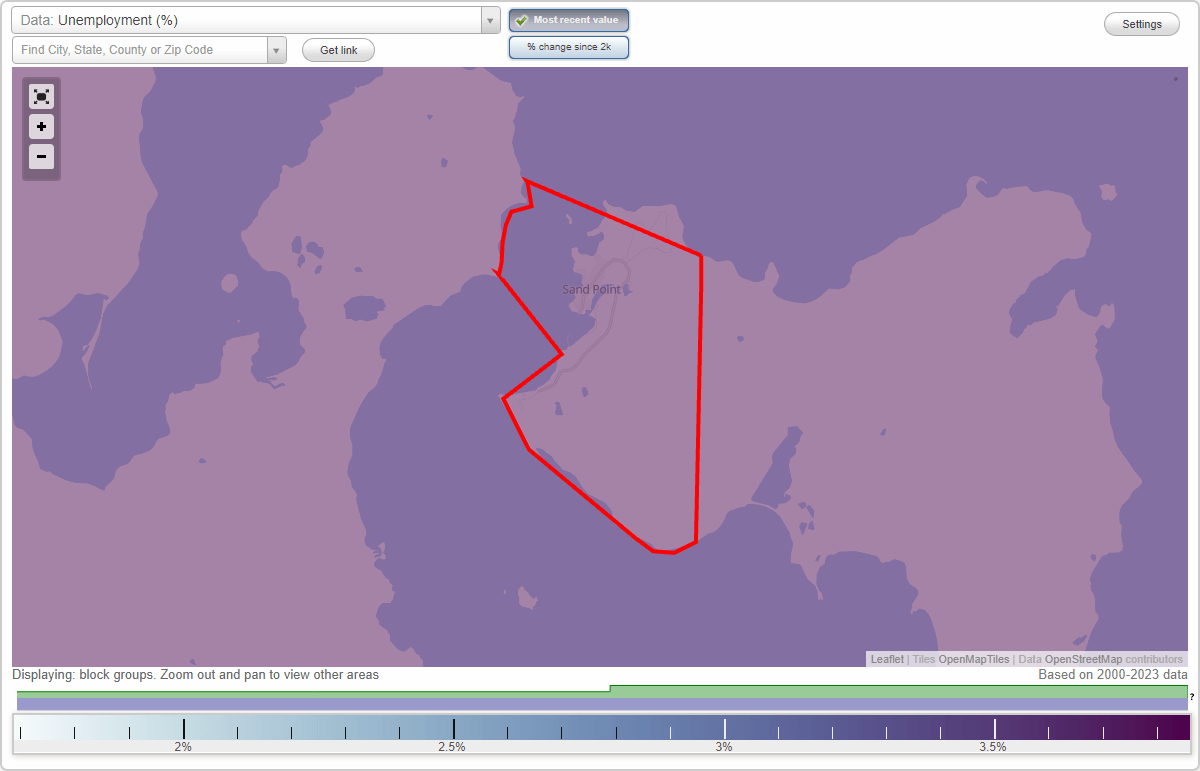Work and Jobs in Sand Point, Alaska (AK) Detailed Stats Occupations