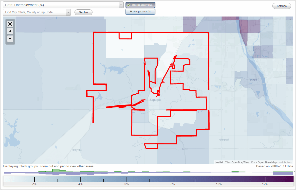 Work and Jobs in Sapulpa, Oklahoma (OK) Detailed Stats Occupations