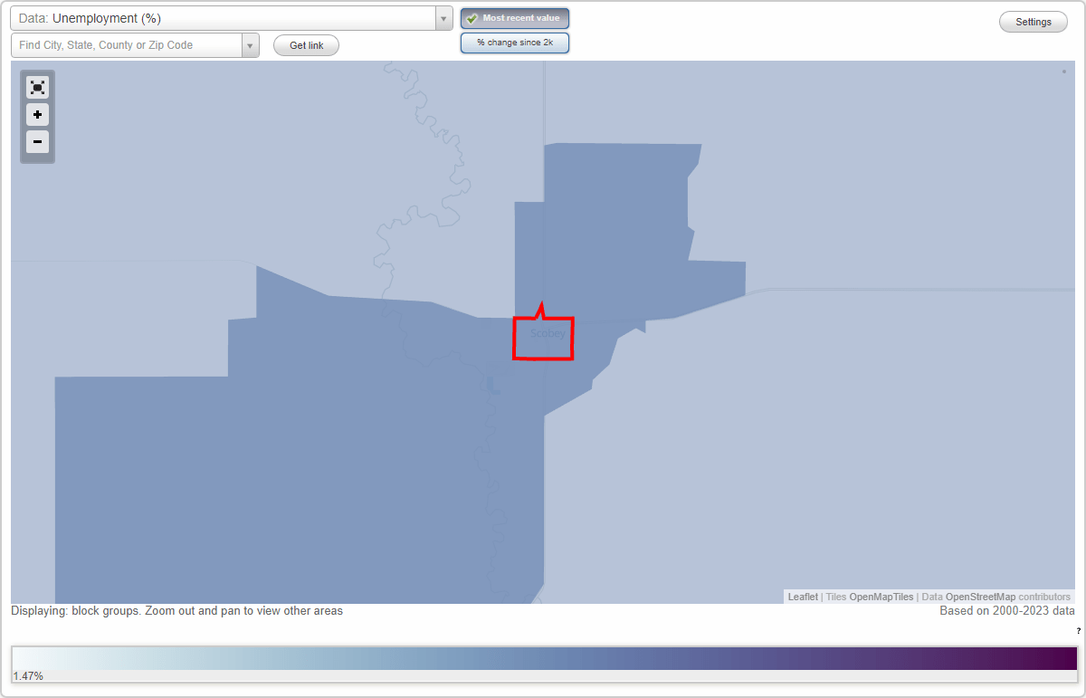 Work and Jobs in Scobey, Montana (MT) Detailed Stats Occupations