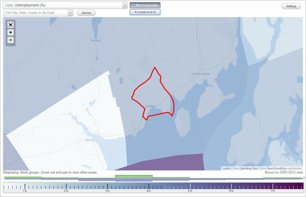 Work and Jobs in Searsport, Maine (ME) Detailed Stats Occupations