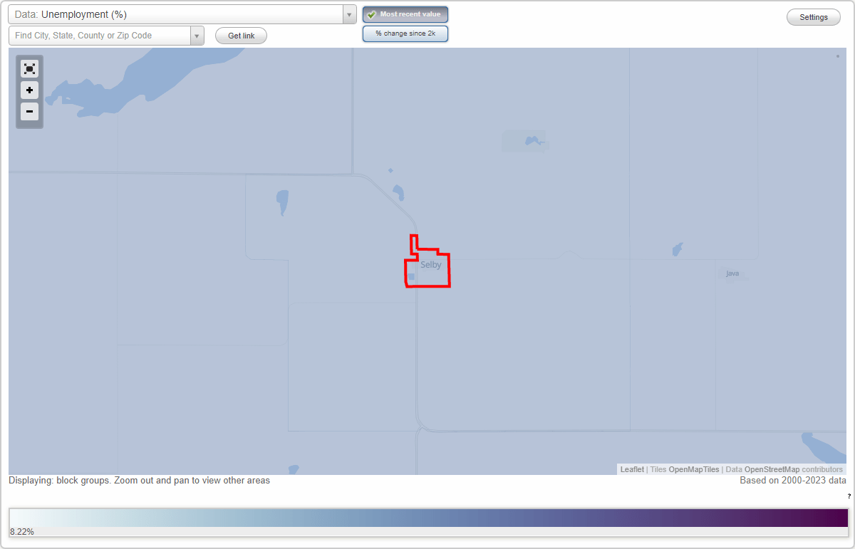 Work and Jobs in Selby, South Dakota (SD) Detailed Stats Occupations
