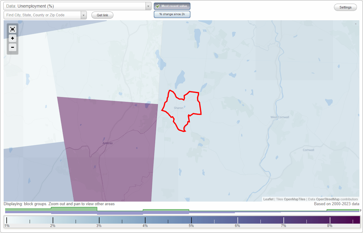 Work and Jobs in Sharon, Connecticut (CT) Detailed Stats Occupations