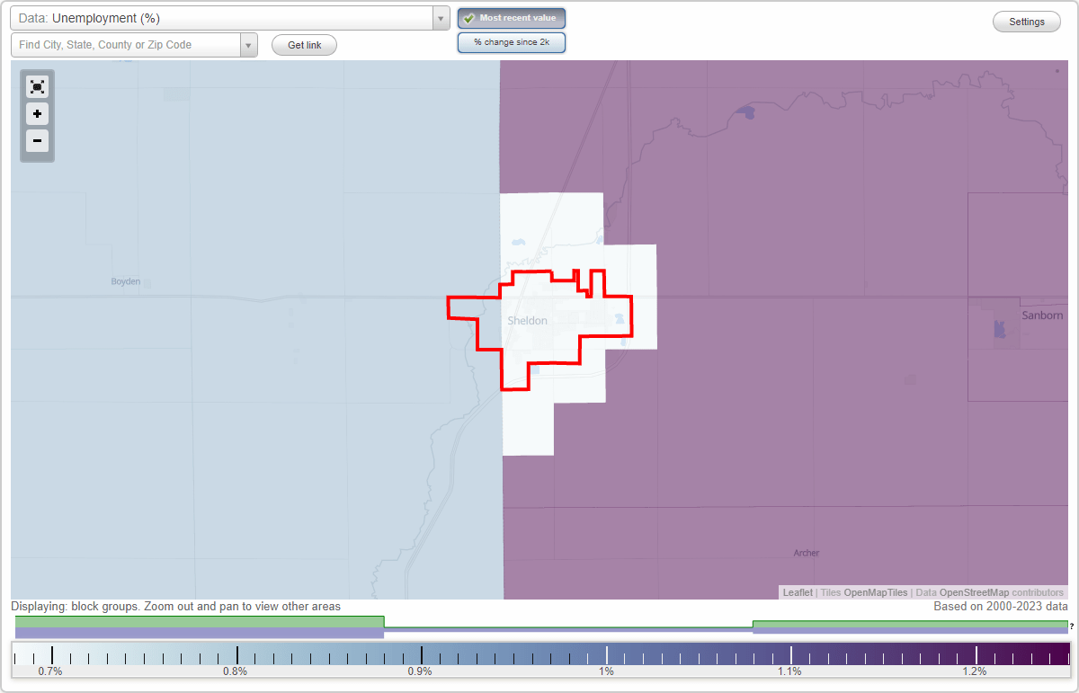 Work and Jobs in Sheldon, Iowa (IA) Detailed Stats Occupations
