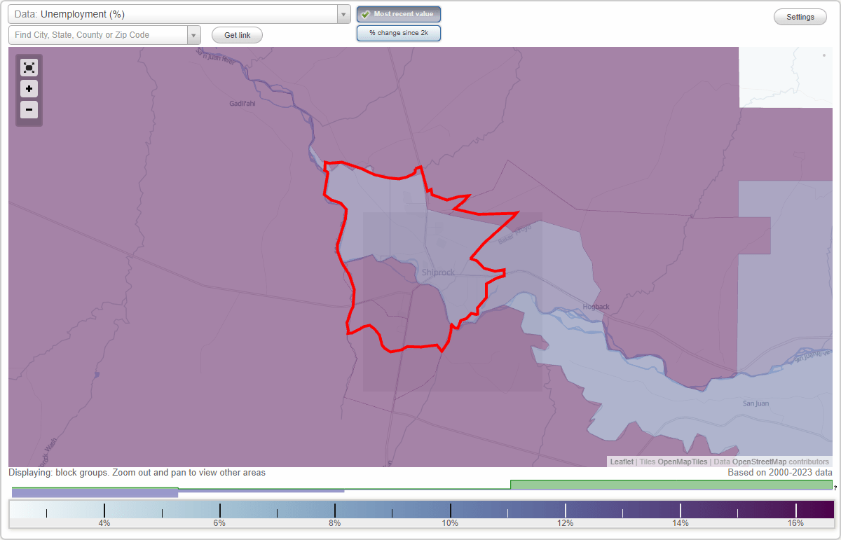 Work and Jobs in Shiprock, New Mexico (NM) Detailed Stats Occupations, Industries, Unemployment
