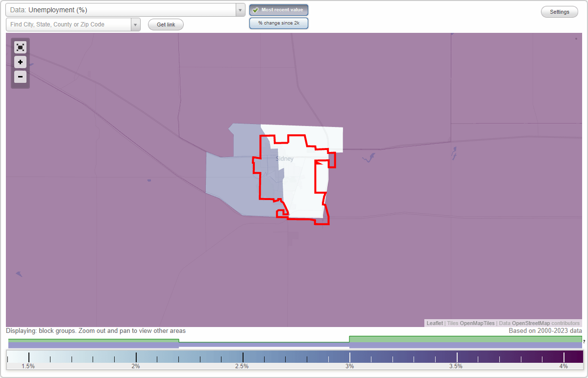 Work and Jobs in Sidney, Nebraska (NE) Detailed Stats Occupations