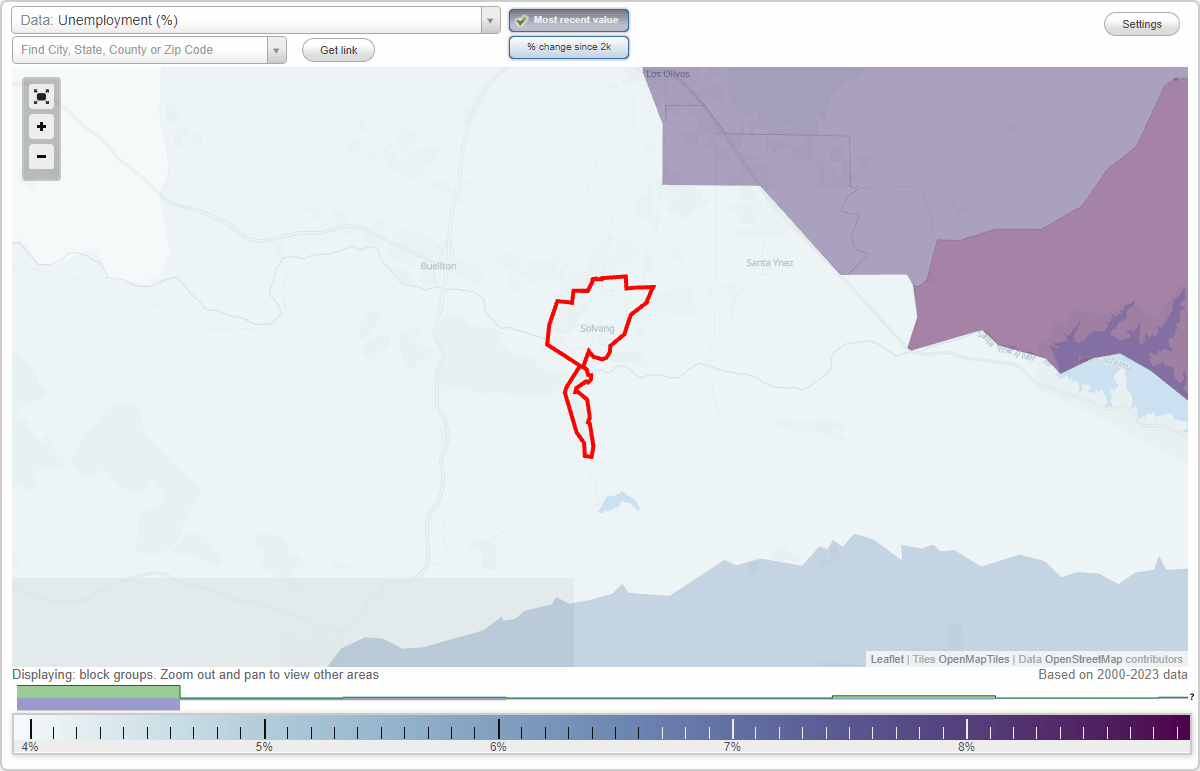 Work and Jobs in Solvang, California (CA) Detailed Stats Occupations