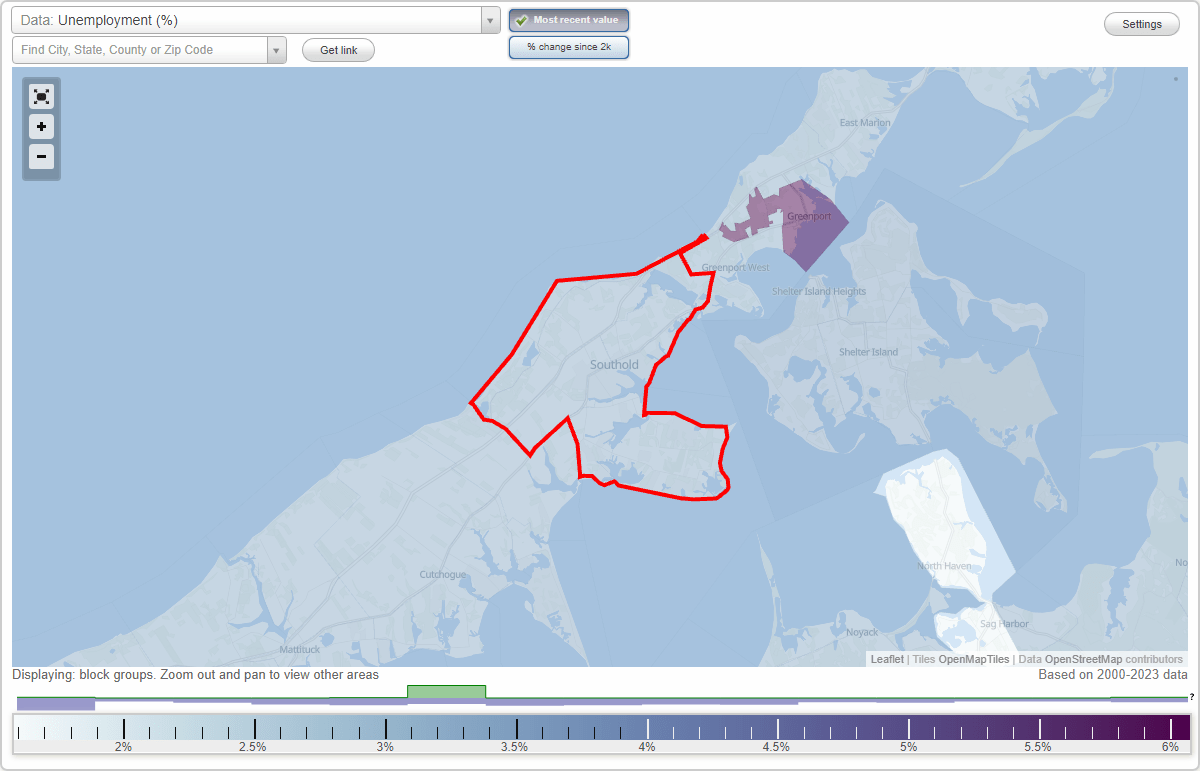 Work and Jobs in Southold, New York (NY) Detailed Stats Occupations