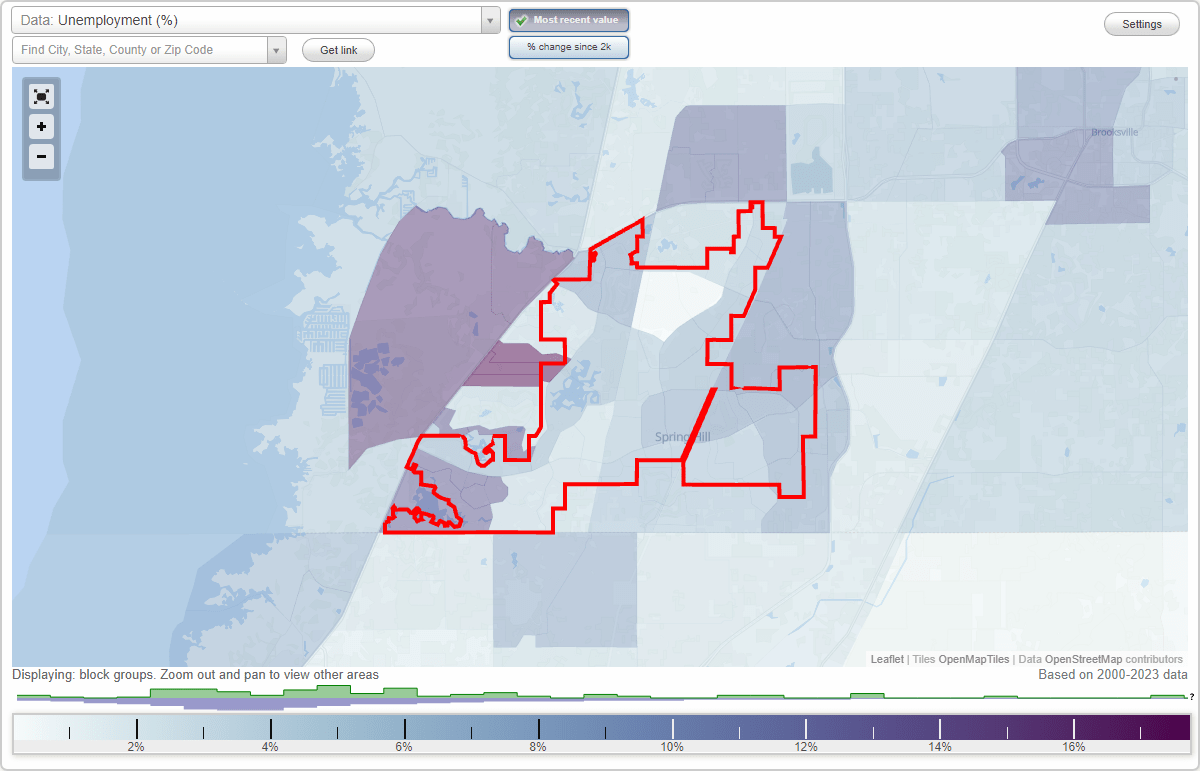 Work and Jobs in Spring Hill, Florida (FL) Detailed Stats Occupations