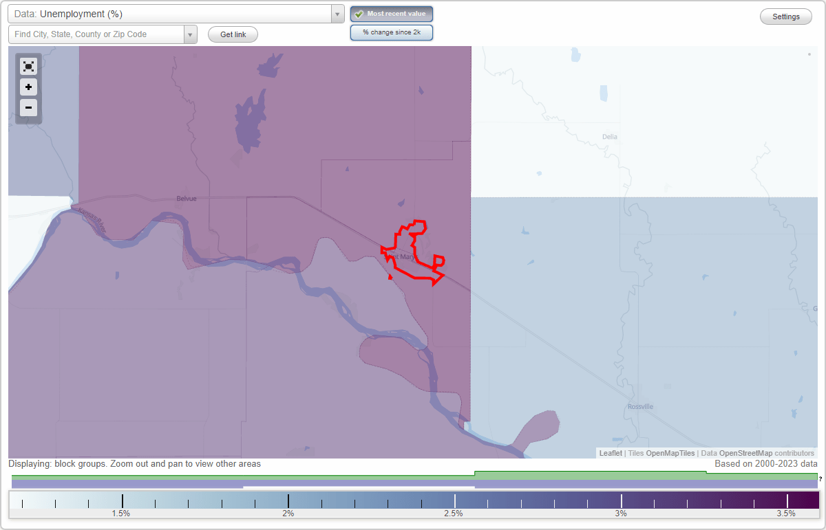 Work and Jobs in St. Marys, Kansas (KS) Detailed Stats Occupations