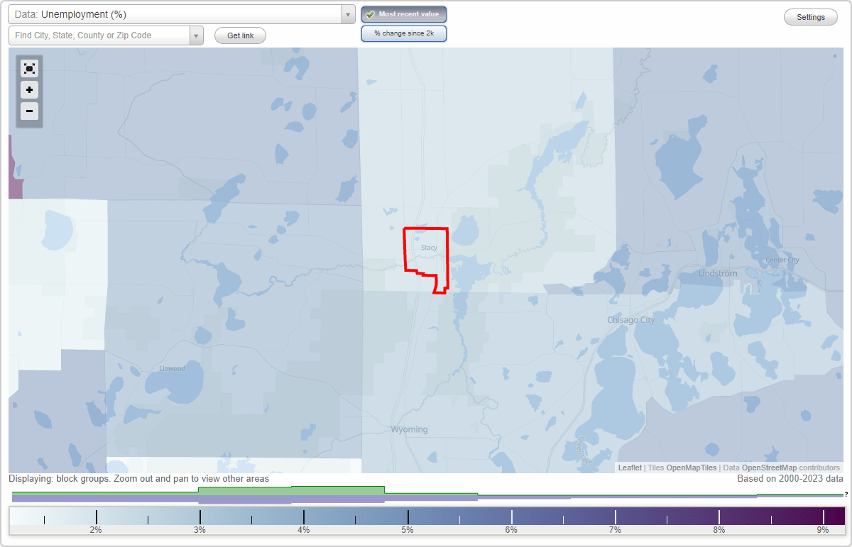 Work and Jobs in Stacy, Minnesota (MN) Detailed Stats Occupations