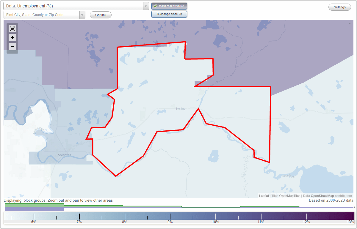 Work and Jobs in Sterling, Alaska (AK) Detailed Stats Occupations