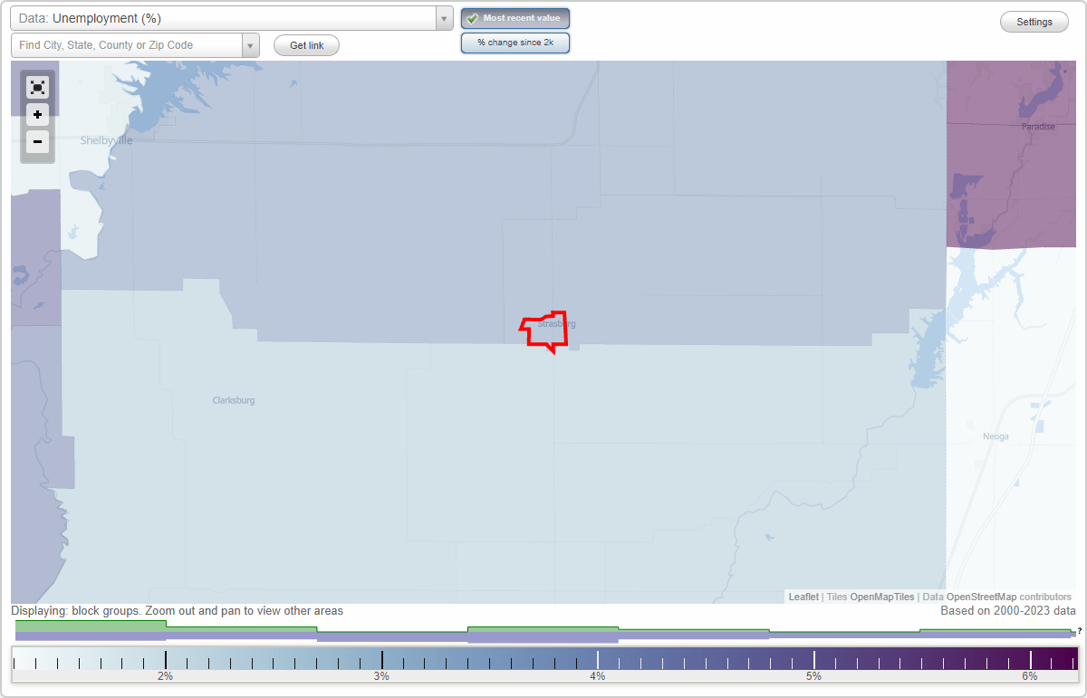 Work and Jobs in Strasburg, Illinois (IL) Detailed Stats Occupations