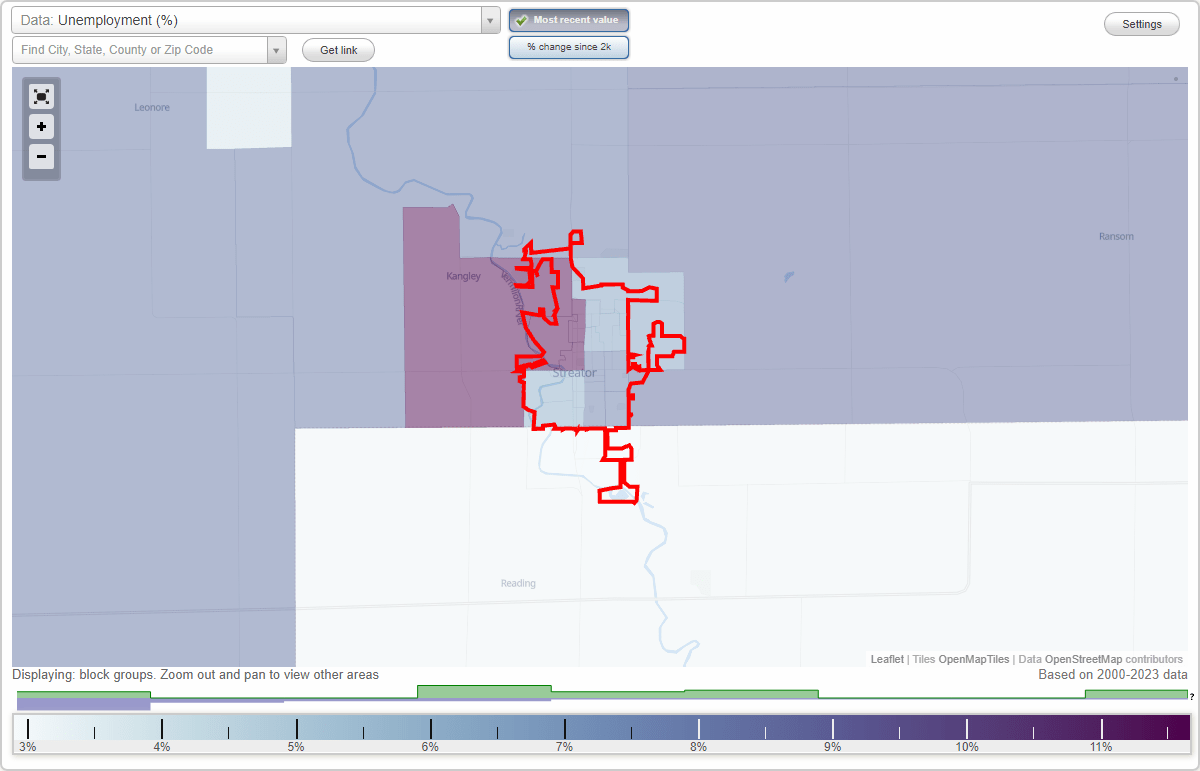 Work and Jobs in Streator, Illinois (IL) Detailed Stats Occupations