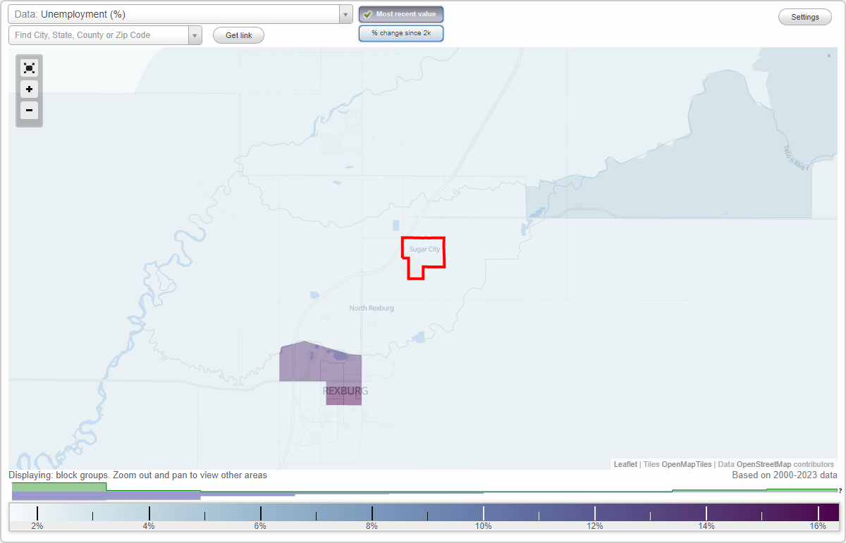 Work and Jobs in Sugar City, Idaho (ID) Detailed Stats Occupations