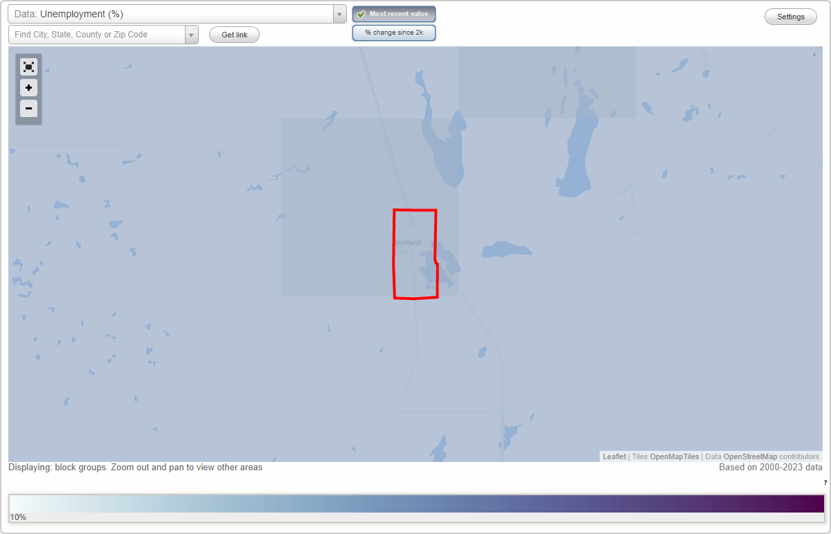 Work and Jobs in Sunburst, Montana (MT) Detailed Stats Occupations