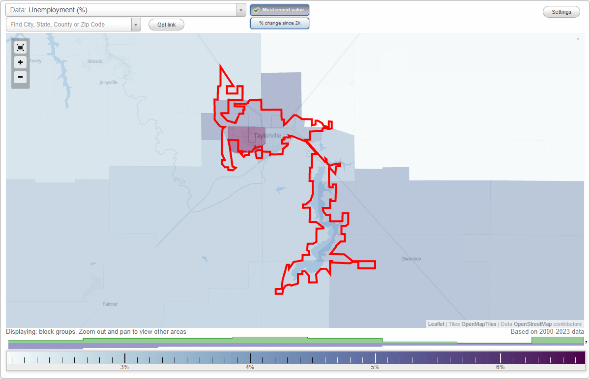 Work and Jobs in Taylorville, Illinois (IL) Detailed Stats Occupations