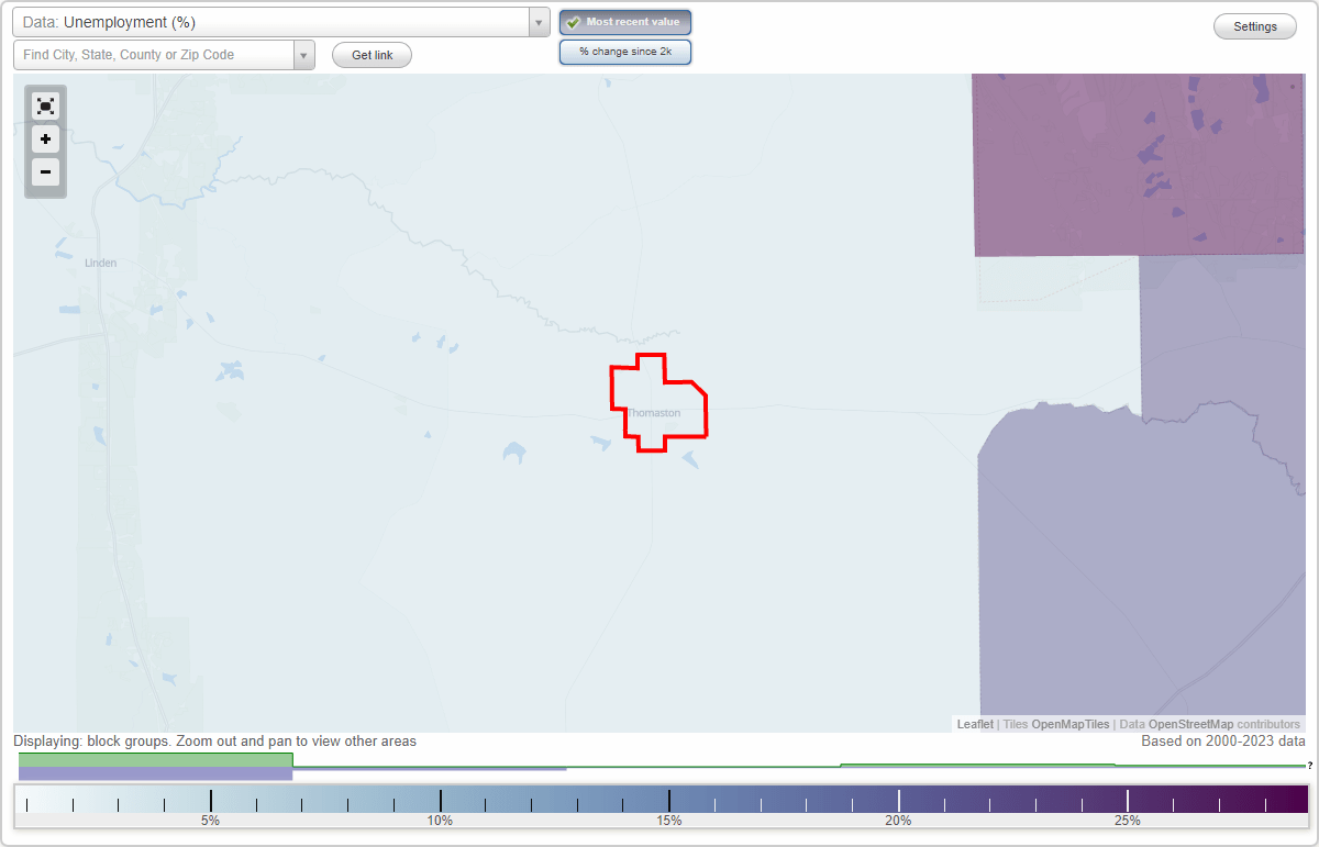 Work and Jobs in Thomaston, Alabama (AL) Detailed Stats Occupations