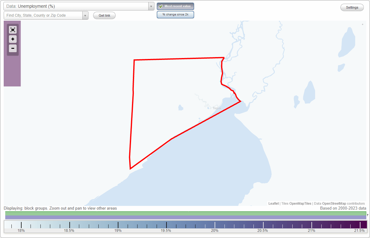Work and Jobs in Togiak, Alaska (AK) Detailed Stats Occupations, Industries, Unemployment