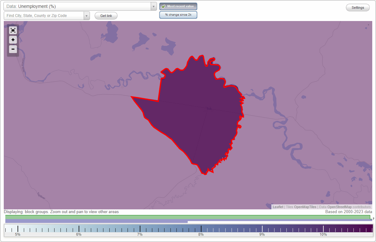 Work and Jobs in Tok, Alaska (AK) Detailed Stats Occupations