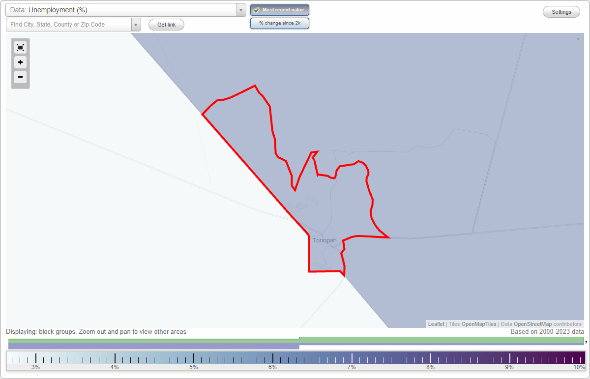 Work and Jobs in Tonopah, Nevada (NV) Detailed Stats Occupations