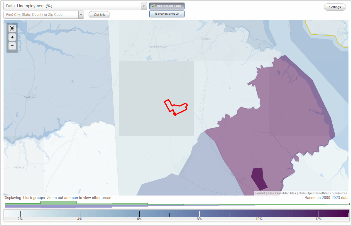 Work and Jobs in Townsend, Delaware (DE) Detailed Stats Occupations