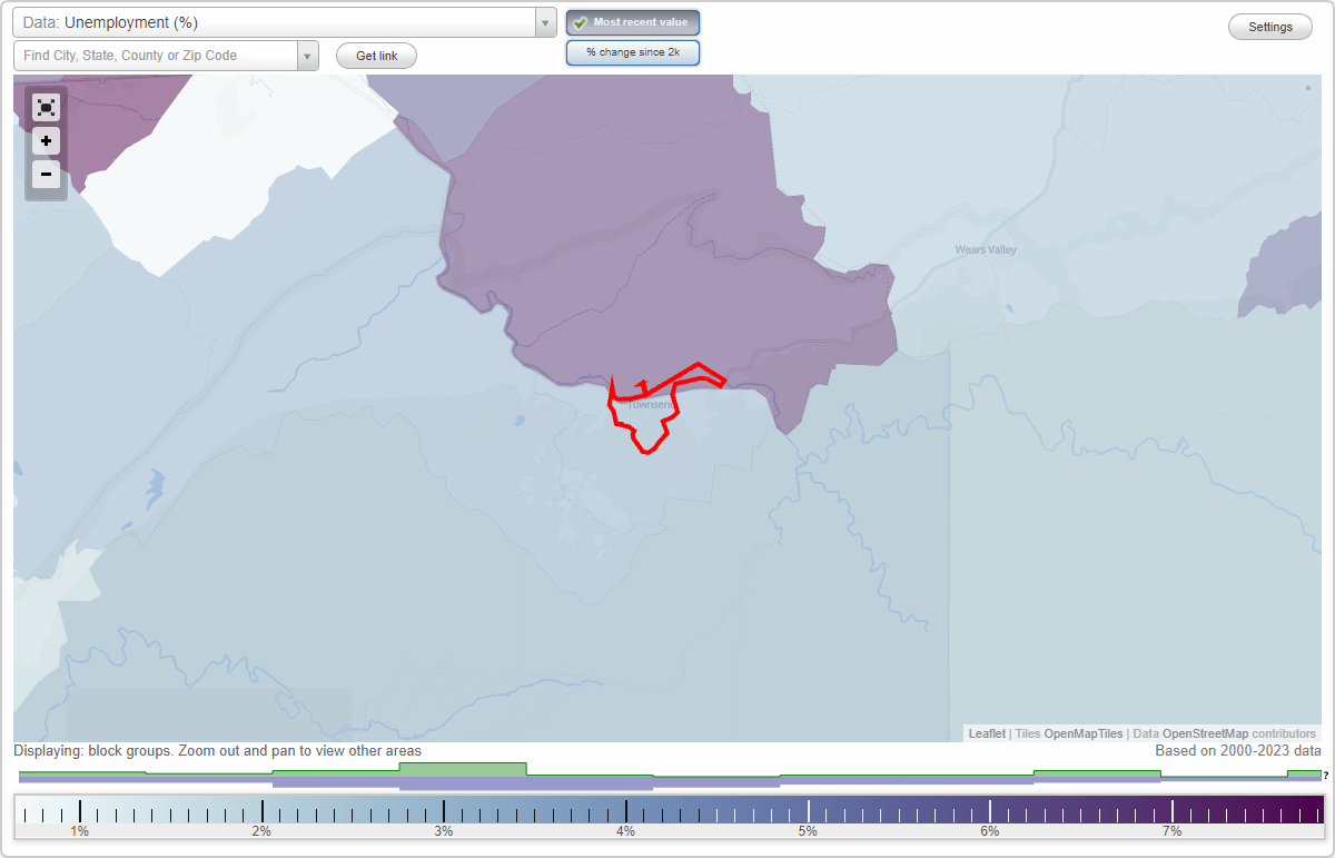 Work and Jobs in Townsend, Tennessee (TN) Detailed Stats Occupations