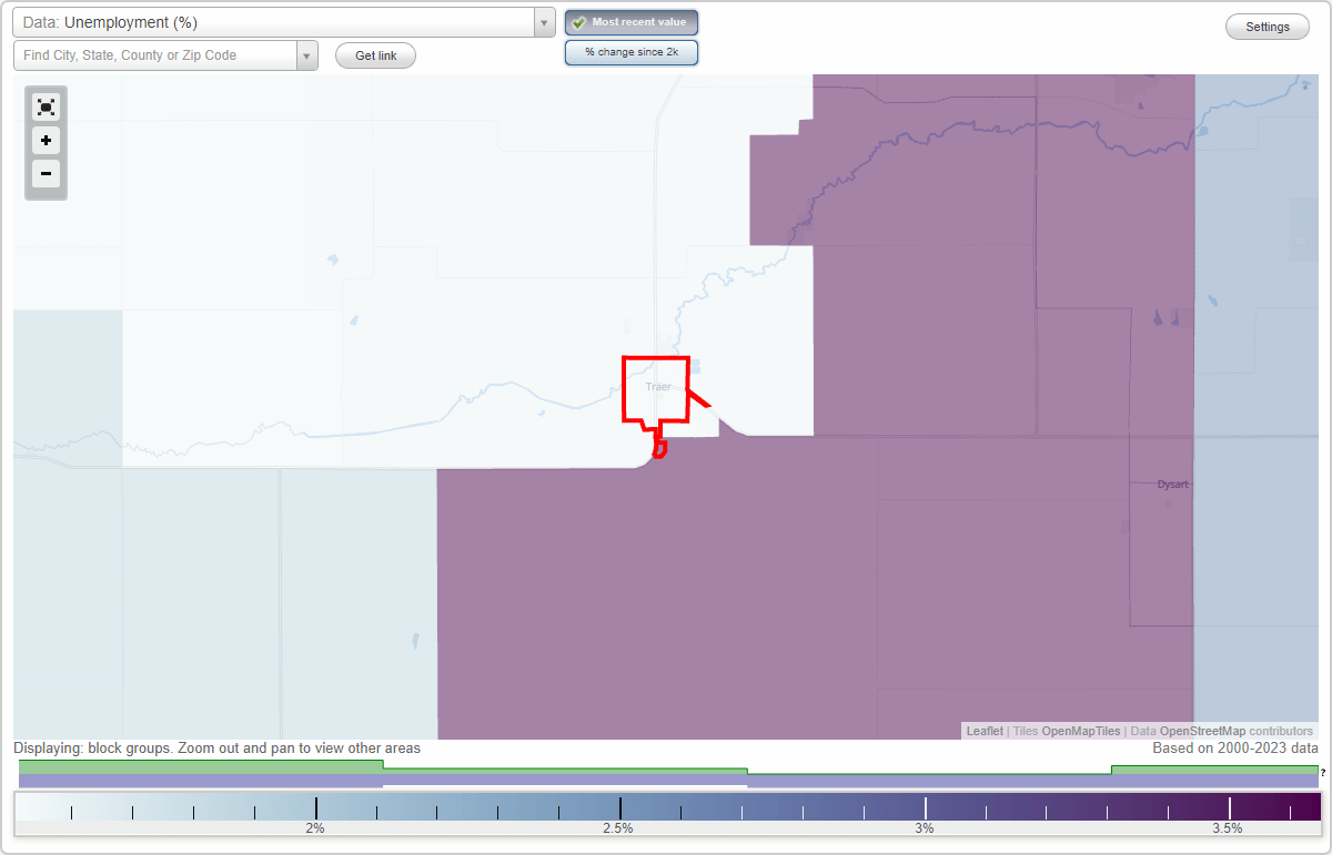 Work and Jobs in Traer, Iowa (IA) Detailed Stats Occupations